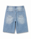 Stacks Society Patchwork Jorts — Limited Edition Embroidered Denim Shorts