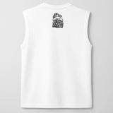 "Stacks on Deck" Sleeveless - White - My Store